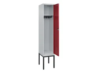 locker,HxBxD 2120x400x500mm,1vak,vak B 400mm,cil.-slot,voetonderstel - 2