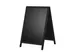 Krijt stoepbord Europel 660x1040 mm DELUX zwart