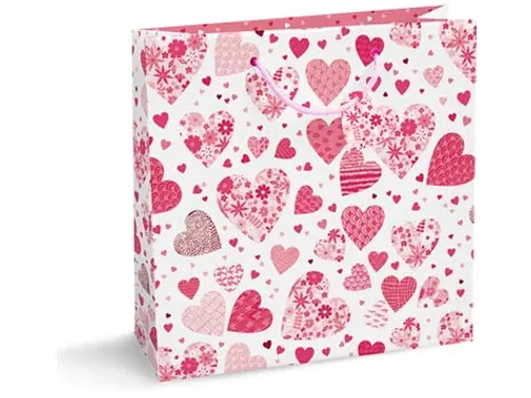 Geschenkzak Listen To Your Heart S 6x15x15 cm