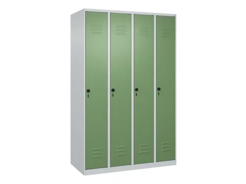 locker voor scheiding van kleding,HxBxD 1850x1200x500mm,4vak