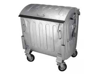 Staal verzinkte container 1100 liter - 1