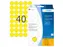 HERMA 2251 Multipurpose etiketten Rond 19mm Geel 1280 stuks