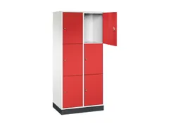 grootvolume-lockersysteem,HxBxD 1950x820x500mm,2x3vakken,cil.-slot