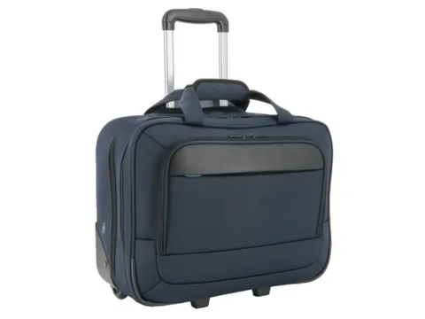 Mobilis Executive Laptop Trolley 17 Inch Zwart Blauw