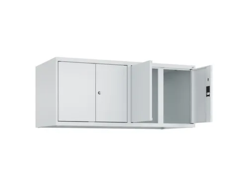 opzetkast,v. locker,4vak.,vak B 300mm,HxBxD 500x1200x500mm,vleugeldeur
