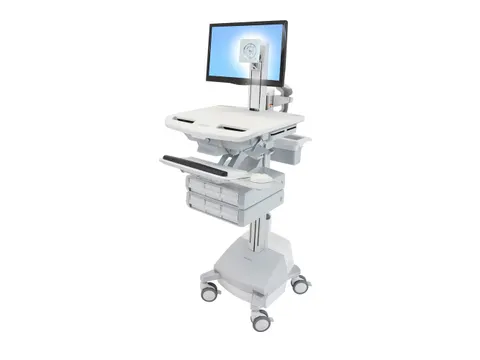Medische Trolley StyleView Wagen met LCD-draaipunt SLA-voeding 6 laden