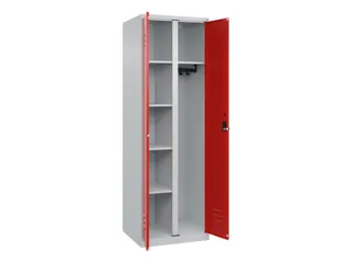wasgoedverdeelkast,HxBxD 1850x600x500mm,vak B 300mm,draaigrendel - 2
