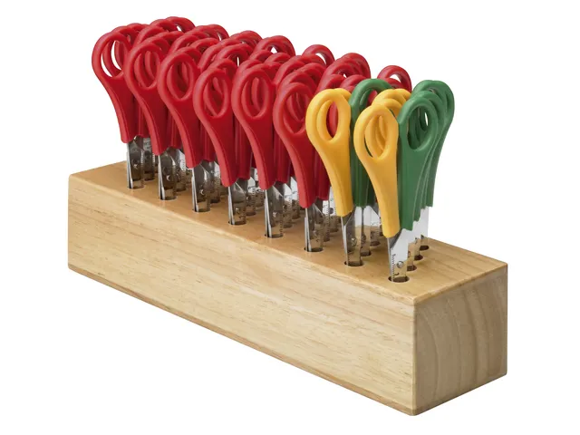 Scharenblok Westcott hout gevuld met 32 scharen