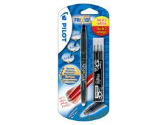 Rollerpen Pilot Frixion Ball 0.7mm BL-FR7 met 3 vullingen Zwart