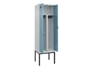 PBM-locker,HxBxD 2120x600x500mm,2vak,vak B 300mm,draaigrendel - 1