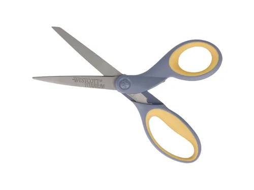 Kantoorschaar Westcott 210mm met softgrip titanium