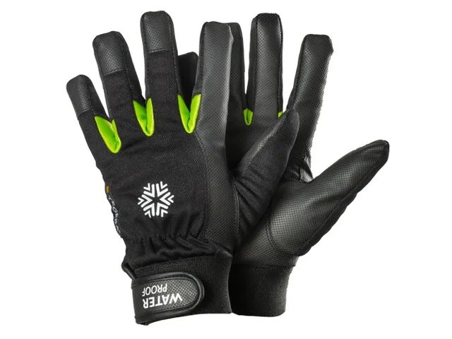 Tegera 517 koudebestendige handschoenen, zwart/groen, maat 12, per 6 p
