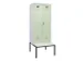 locker met bank,voor scheiding van kleding,HxBxD 2120x800x815mm,2vak