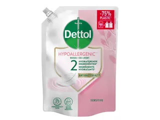 Dettol Handzeep Hypoallergenic Antibacterieel Sensitive vulling 500ml - 1