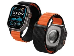 Spigen WBF1 Band Apple Watch bandje zwart oranje