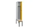 locker met bank,voor scheiding van kleding,HxBxD 2120x300x815mm,1vak