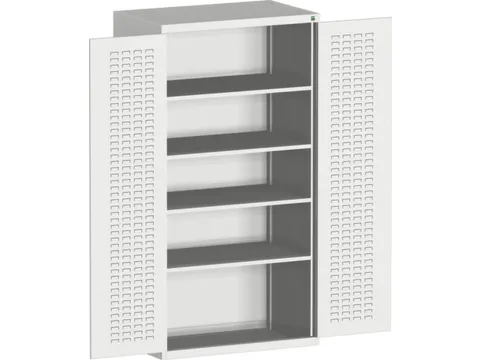 kast met sleufplaat,HxBxD 2000x1050x650mm,4xStalen bodem