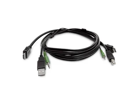 StarTech.com 3 Meter HDMI KVM Cable, USB 2.0, 3.5mm Audio KVM Switch