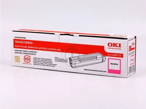 Tonercartridge Oki 43487710 C8600 Magenta