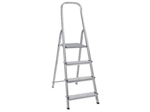 aluminium beugelladder eenzijdig 4treden stand H 0 78m aluminium