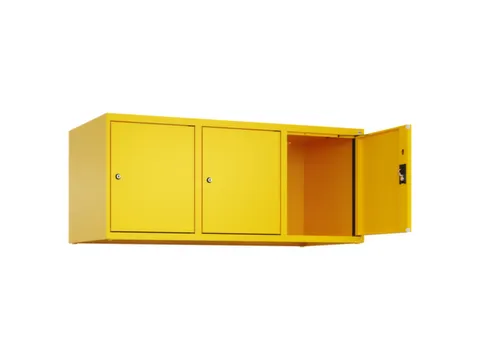 opzetkast,v. locker,3vak.,vak B 400mm,HxBxD 500x1200x500mm