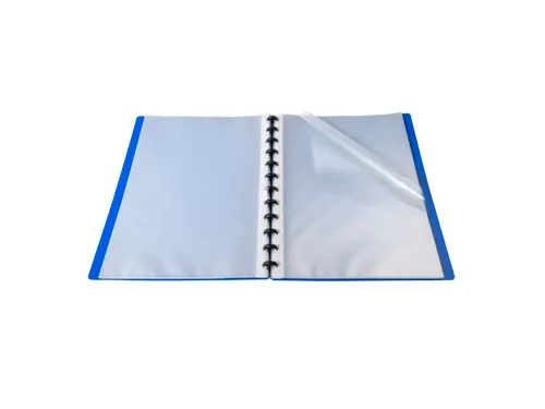 Showalbum PP ring 30 tas A4 blauw
