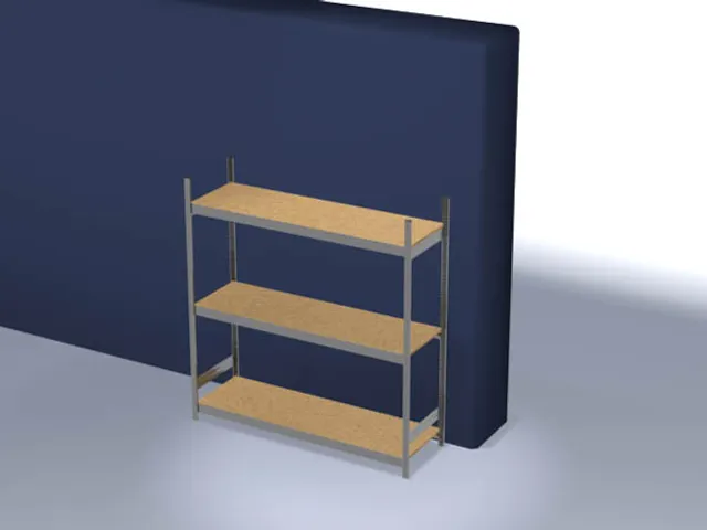 breedvakstelling,grondveld,HxBxD 2000x2070x635mm,vakl. 350kg