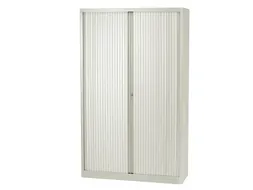 Roldeurkast Inclusief 4 Legborden Krijtwit 198x100x43 Ral9010