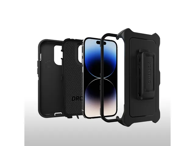 Coque OtterBox Defender pour Apple iPhone 14 Pro noir