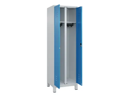 locker voor scheiding van kleding,HxBxD 1950x600x500mm,2vak