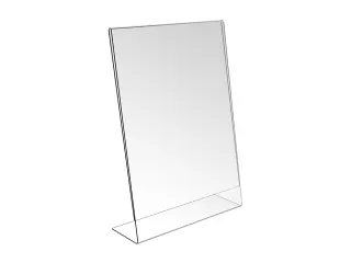 Tafelstandaard Seco A4 schuin glashelder - 4