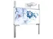 Projectiebord 126x231cm 16:9 kolom mat wit Extraflat finger touch