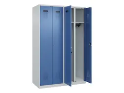 locker voor scheiding van kleding,HxBxD 1850x1200x500mm,4vak