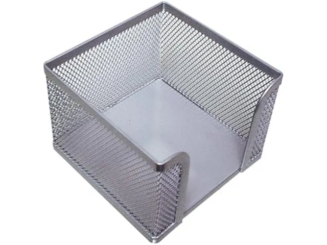 Memokubus Metaal Zilver