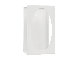 Poetspapier dispenser Celtex Manuter metaal wit - 2