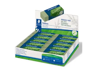 Gum Staedtler Eco 52680 65x23x10mm olijfgroen 20 stuks - 2