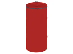 Afvalverzamelaar Staalplaat 120 Liter Brandveilig Verzinkt Ral3000