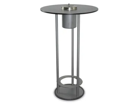 Rokersstatafel Hxd 1130X675Mm Tafelblad Mdf Staal Ral9007