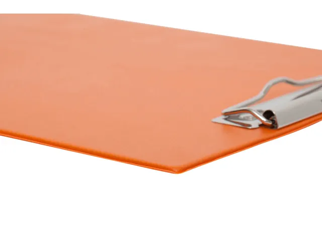 Porte-bloc Maul A4 portrait PVC néon orange