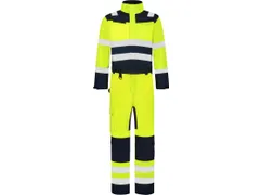 Tricorp 753009 coverall, fluo geel/inktblauw, maat 42, per stuk