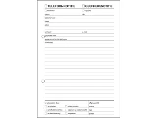Telefoongespreksnotitieblok Sigel Expres A5 100 blad - 2