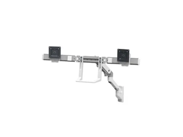 Bras 2 écrans HX Mural Blanc