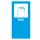 Magneetsticker Blik