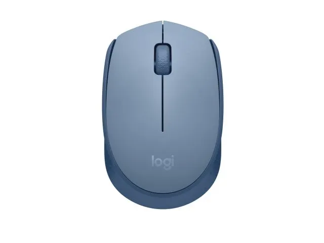 Logitech M171 draadloze muis Blauwgrijs Optisch Ambidextrous