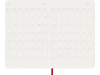 Agenda 2027 Moleskine 12M Planner Weekly 7dag/1pagina sc scarlet red - 5