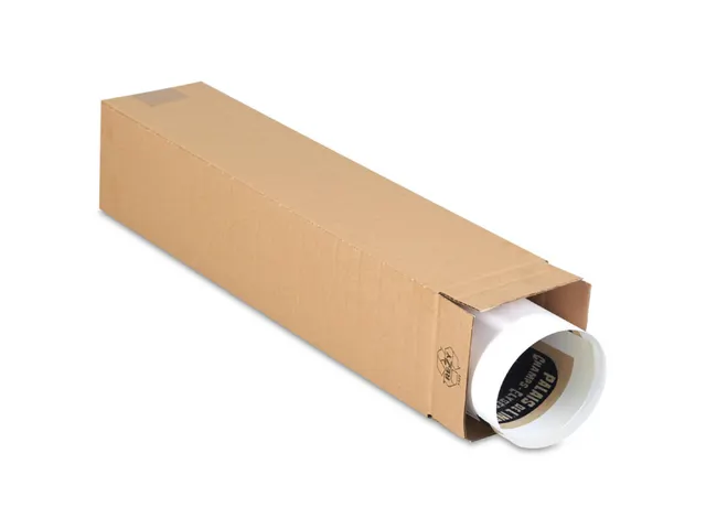 Verzendkoker Vierkant 120x120x860mm Bruin 20 Stuks