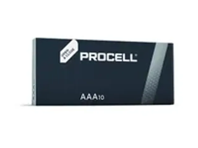 OUTLET Duracell Procell Alkalinebatterij 1.5 V LR03/AAA 10 Stuks