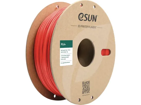eSUN PLA+ 3D printer Filament 1,75mm Rood 1kg