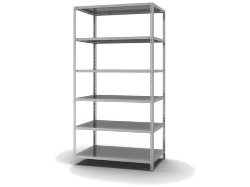 magazijnstelling,grondveld,HxBxD 2500x1300x800mm,vaklast 200kg