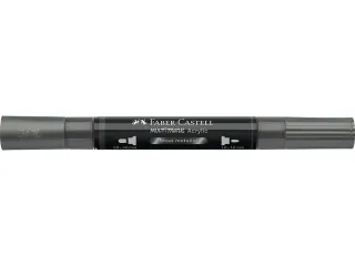 Acrylmarker Faber-Castell Multimark 297 steel metallic - 4
